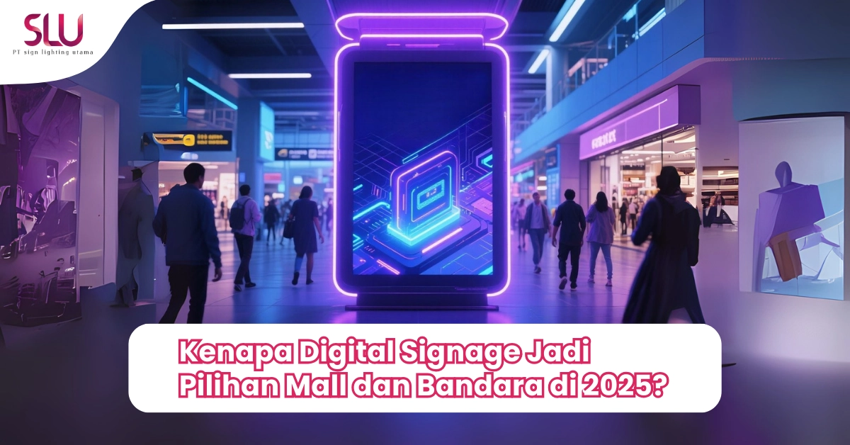 Kenapa Digital Signage Jadi Pilihan Mall dan Bandara di 2025?