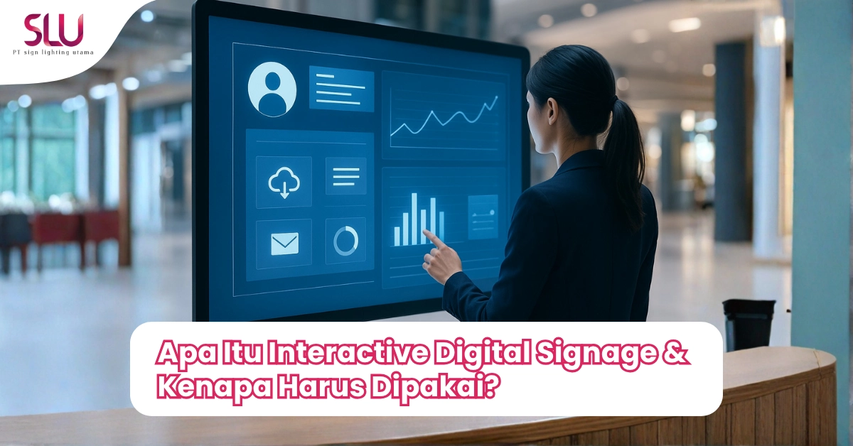 apa itu interactive digital signage