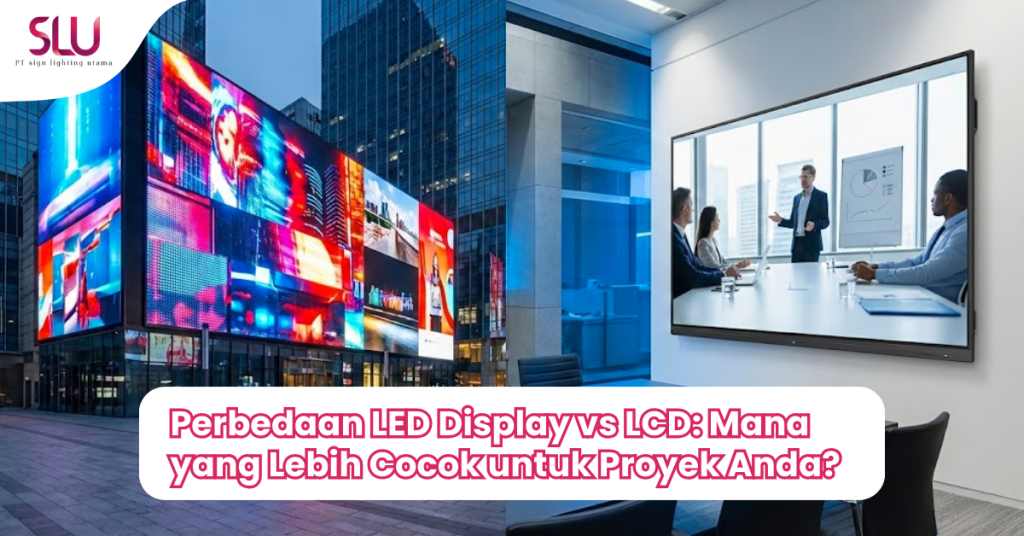 LED Display vs LCD Display- Pilih yang Tepat untuk Proyek Anda