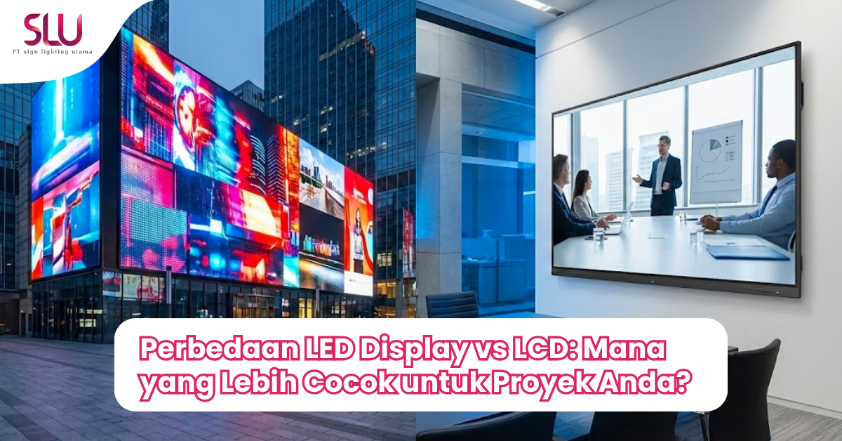 LED Display vs LCD Display- Pilih yang Tepat untuk Proyek Anda